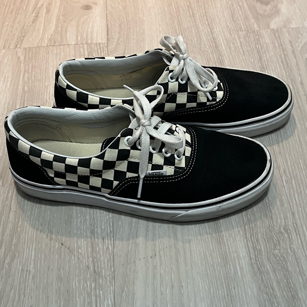 Vans Monochrome Checkered Slip-Ons